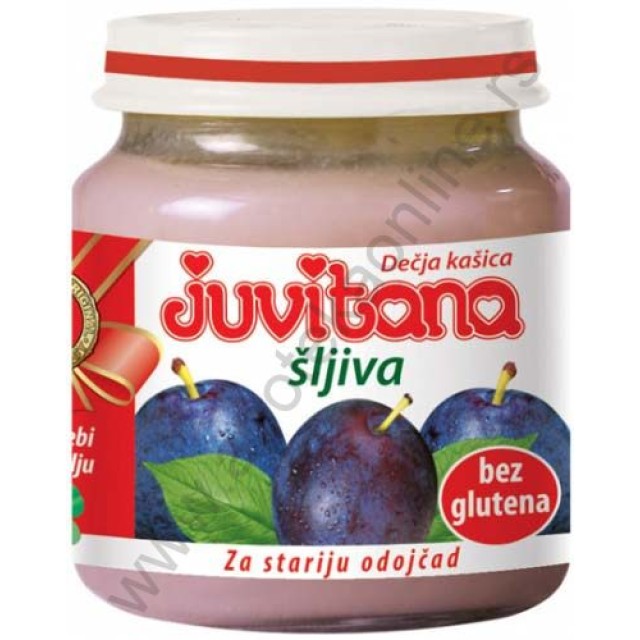 JUVITANA KAŠICA OD ŠLJIVE 128g - Online Apoteka JUVITANA KAŠICA OD ŠLJIVE 128g